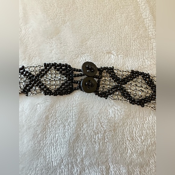 💜Handmade Tribal-Inspired Multilayered Necklace - Picture 5 of 6